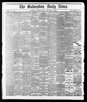 Primary view of object titled 'The Galveston Daily News. (Galveston, Tex.), Vol. 37, No. 72, Ed. 1 Saturday, June 15, 1878'.