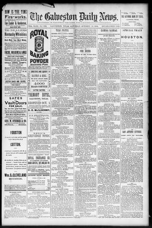 The Galveston Daily News. (Galveston, Tex.), Vol. 43, No. 185, Ed. 1 Saturday, October 25, 1884