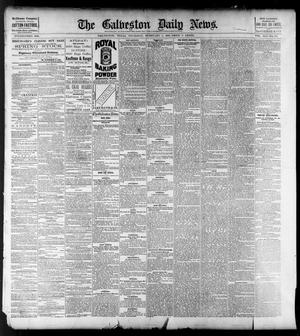 Primary view of object titled 'The Galveston Daily News. (Galveston, Tex.), Vol. 41, No. 271, Ed. 1 Thursday, February 1, 1883'.