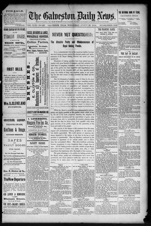 The Galveston Daily News. (Galveston, Tex.), Vol. 43, No. 127, Ed. 1 Wednesday, August 27, 1884