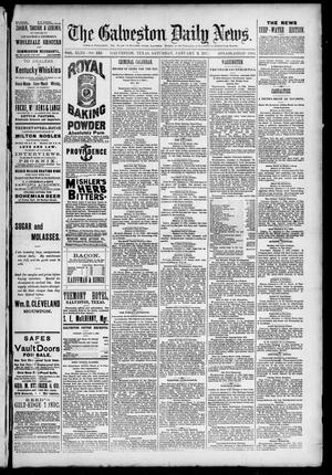 Primary view of object titled 'The Galveston Daily News. (Galveston, Tex.), Vol. 43, No. 255, Ed. 1 Saturday, January 3, 1885'.