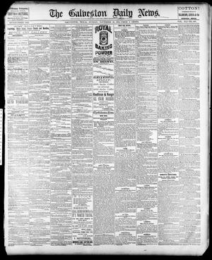 Primary view of object titled 'The Galveston Daily News. (Galveston, Tex.), Vol. 41, No. 208, Ed. 1 Sunday, November 19, 1882'.
