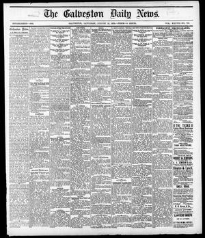 The Galveston Daily News. (Galveston, Tex.), Vol. 37, No. 120, Ed. 1 Saturday, August 10, 1878