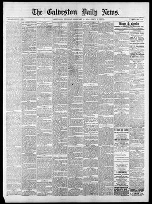 Primary view of object titled 'The Galveston Daily News. (Galveston, Tex.), Vol. 37, No. 272, Ed. 1 Tuesday, February 4, 1879'.