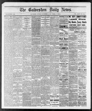 Primary view of object titled 'The Galveston Daily News. (Galveston, Tex.), Vol. 36, No. 194, Ed. 1 Sunday, November 4, 1877'.