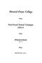 Thumbnail image of item number 3 in: 'Catalogue of Howard Payne College, 1950-1951'.