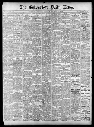 Primary view of object titled 'The Galveston Daily News. (Galveston, Tex.), Vol. 38, No. 128, Ed. 1 Wednesday, August 20, 1879'.