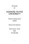 Thumbnail image of item number 3 in: 'Catalog of Howard Payne University, 1985-1986'.