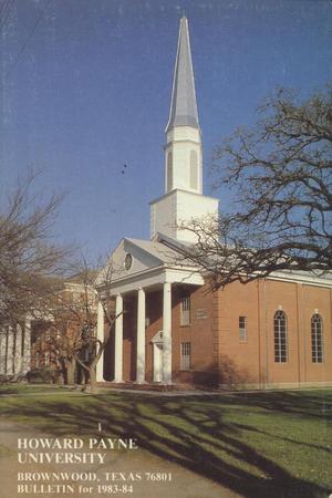 Catalog of Howard Payne University, 1983-1984