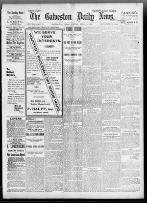 Primary view of object titled 'The Galveston Daily News. (Galveston, Tex.), Vol. 56, No. 11, Ed. 1 Sunday, April 4, 1897'.