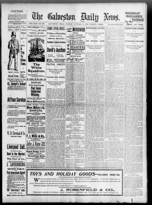 Primary view of object titled 'The Galveston Daily News. (Galveston, Tex.), Vol. 54, No. 196, Ed. 1 Sunday, October 6, 1895'.