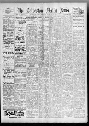 Primary view of object titled 'The Galveston Daily News. (Galveston, Tex.), Vol. 54, No. 338, Ed. 1 Tuesday, February 25, 1896'.