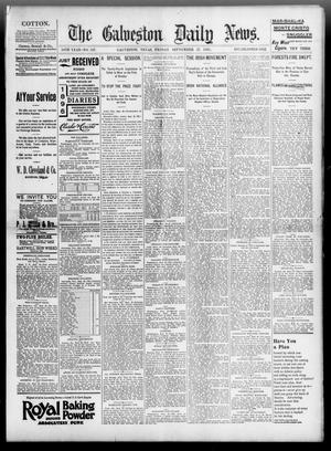 Primary view of object titled 'The Galveston Daily News. (Galveston, Tex.), Vol. 54, No. 187, Ed. 1 Friday, September 27, 1895'.