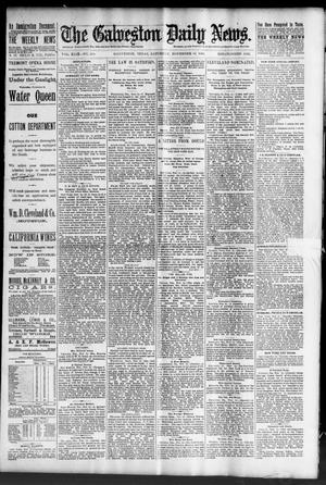 The Galveston Daily News. (Galveston, Tex.), Vol. 49, No. 200, Ed. 1 Saturday, November 15, 1890