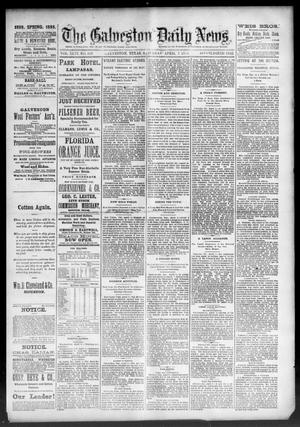 The Galveston Daily News. (Galveston, Tex.), Vol. 46, No. 347, Ed. 1 Saturday, April 7, 1888