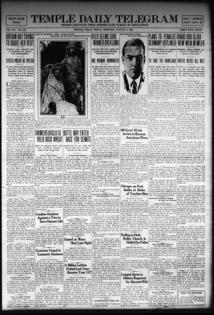 Temple Daily Telegram (Temple, Tex.), Vol. 15, No. 222, Ed. 1 Friday, August 4, 1922