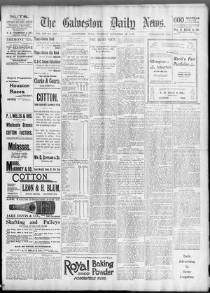 Primary view of object titled 'The Galveston Daily News. (Galveston, Tex.), Vol. 53, No. 242, Ed. 1 Tuesday, November 20, 1894'.