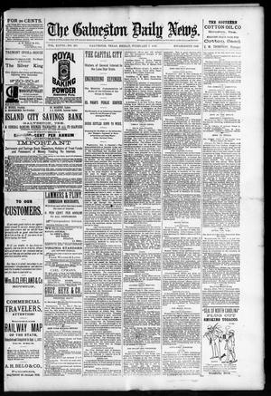 The Galveston Daily News. (Galveston, Tex.), Vol. 48, No. 286, Ed. 1 Friday, February 7, 1890