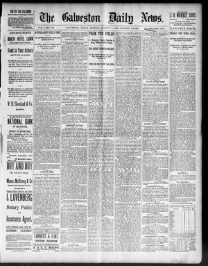 Primary view of object titled 'The Galveston Daily News. (Galveston, Tex.), Vol. 50, No. 138, Ed. 1 Sunday, August 9, 1891'.