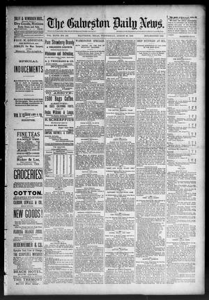 Primary view of object titled 'The Galveston Daily News. (Galveston, Tex.), Vol. 47, No. 125, Ed. 1 Wednesday, August 29, 1888'.