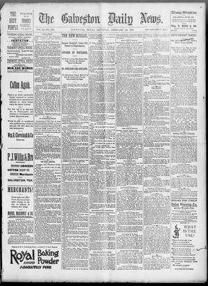 The Galveston Daily News. (Galveston, Tex.), Vol. 51, No. 338, Ed. 1 Saturday, February 25, 1893