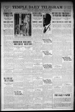 Temple Daily Telegram (Temple, Tex.), Vol. 15, No. 35, Ed. 1 Thursday, December 29, 1921