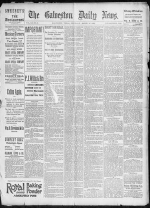 The Galveston Daily News. (Galveston, Tex.), Vol. 52, No. 6, Ed. 1 Thursday, March 30, 1893