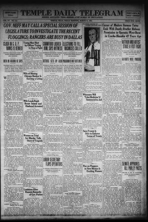 Temple Daily Telegram (Temple, Tex.), Vol. 15, No. 114, Ed. 1 Friday, March 31, 1922