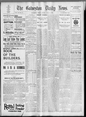 Primary view of object titled 'The Galveston Daily News. (Galveston, Tex.), Vol. 53, No. 80, Ed. 1 Monday, June 11, 1894'.