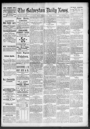 The Galveston Daily News. (Galveston, Tex.), Vol. 46, No. 351, Ed. 1 Wednesday, April 11, 1888