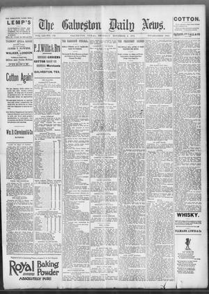 Primary view of object titled 'The Galveston Daily News. (Galveston, Tex.), Vol. 52, No. 224, Ed. 1 Thursday, November 2, 1893'.
