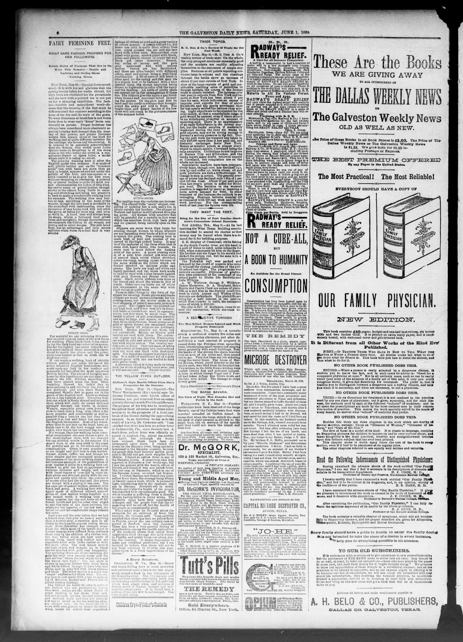The Galveston Daily News. (Galveston, Tex.), Vol. 48, No. 35, Ed. 1 Saturday, June 1, 1889
                                                
                                                    [Sequence #]: 6 of 8
                                                