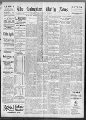 Primary view of object titled 'The Galveston Daily News. (Galveston, Tex.), Vol. 52, No. 229, Ed. 1 Tuesday, November 7, 1893'.