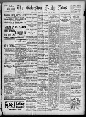 The Galveston Daily News. (Galveston, Tex.), Vol. 52, No. 98, Ed. 1 Thursday, June 29, 1893