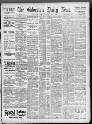 Primary view of object titled 'The Galveston Daily News. (Galveston, Tex.), Vol. 52, No. 104, Ed. 1 Wednesday, July 5, 1893'.