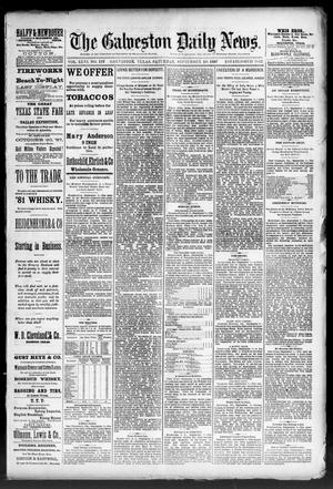 The Galveston Daily News. (Galveston, Tex.), Vol. 46, No. 137, Ed. 1 Saturday, September 10, 1887