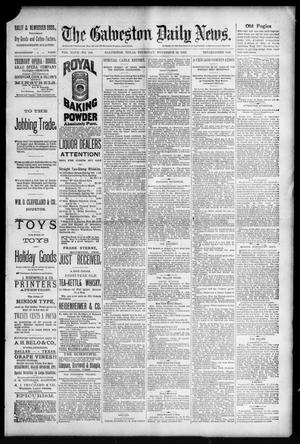 The Galveston Daily News. (Galveston, Tex.), Vol. 47, No. 209, Ed. 1 Thursday, November 22, 1888