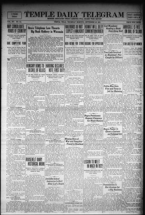 Temple Daily Telegram (Temple, Tex.), Vol. 14, No. 311, Ed. 1 Thursday, September 29, 1921