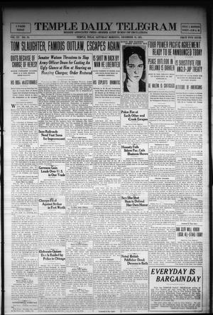 Temple Daily Telegram (Temple, Tex.), Vol. 15, No. 19, Ed. 1 Saturday, December 10, 1921