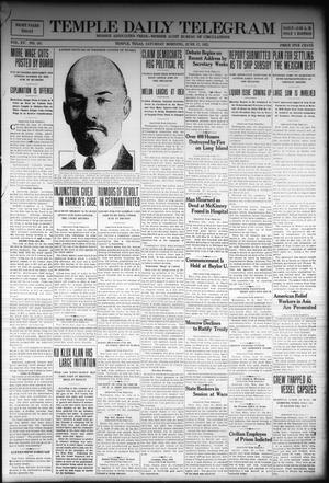 Temple Daily Telegram (Temple, Tex.), Vol. 15, No. 181, Ed. 1 Saturday, June 17, 1922