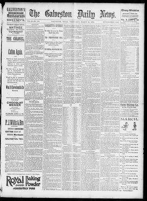 Primary view of object titled 'The Galveston Daily News. (Galveston, Tex.), Vol. 51, No. 363, Ed. 1 Wednesday, March 22, 1893'.
