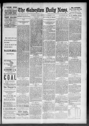 The Galveston Daily News. (Galveston, Tex.), Vol. 48, No. 203, Ed. 1 Saturday, November 16, 1889