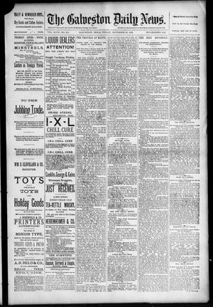 The Galveston Daily News. (Galveston, Tex.), Vol. 47, No. 210, Ed. 1 Friday, November 23, 1888
