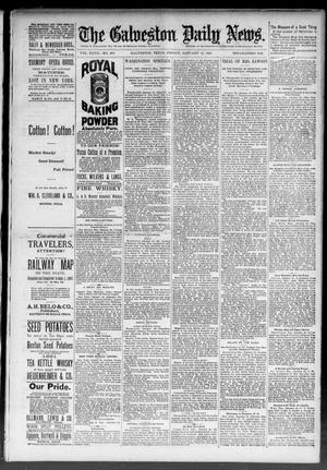 The Galveston Daily News. (Galveston, Tex.), Vol. 47, No. 273, Ed. 1 Friday, January 25, 1889
