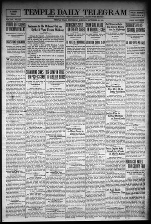Temple Daily Telegram (Temple, Tex.), Vol. 14, No. 310, Ed. 1 Wednesday, September 28, 1921