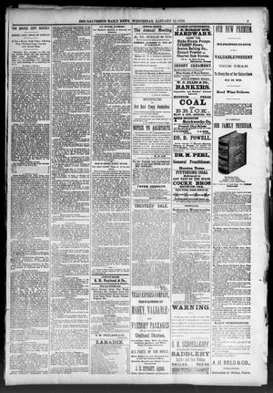 The Galveston Daily News. (Galveston, Tex.), Vol. 46, No. 260, Ed. 1 Wednesday, January 11, 1888