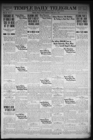 Temple Daily Telegram (Temple, Tex.), Vol. 15, No. 74, Ed. 1 Sunday, February 12, 1922