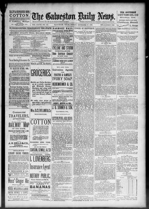 Primary view of object titled 'The Galveston Daily News. (Galveston, Tex.), Vol. 48, No. 142, Ed. 1 Sunday, September 15, 1889'.