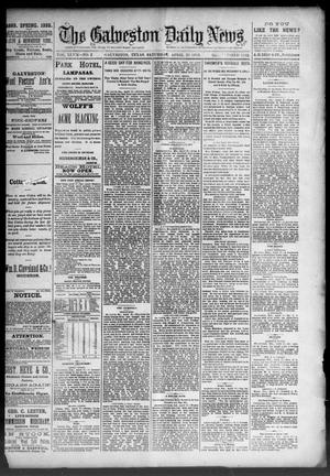 The Galveston Daily News. (Galveston, Tex.), Vol. 47, No. 2, Ed. 1 Saturday, April 28, 1888