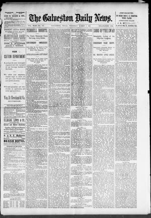 Primary view of object titled 'The Galveston Daily News. (Galveston, Tex.), Vol. 49, No. 309, Ed. 1 Thursday, March 5, 1891'.